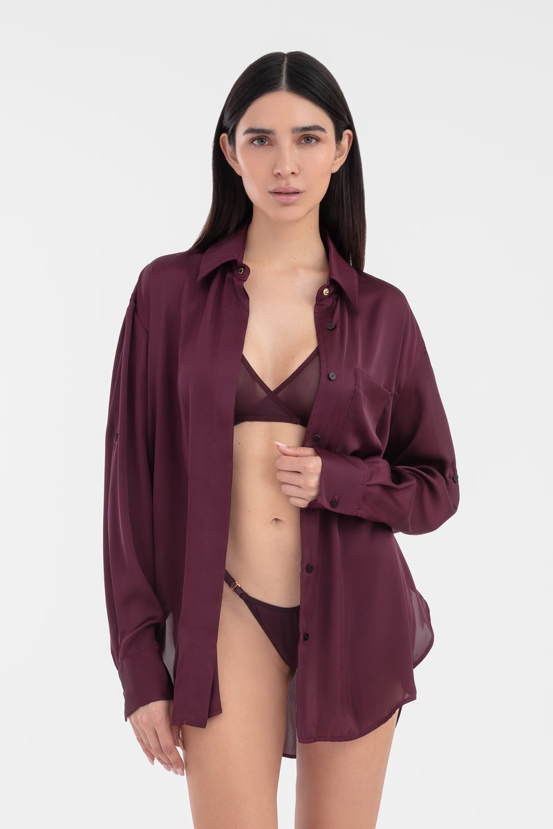 NEW NAOMI THONG BURGUNDY