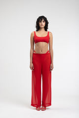 DIANA TROUSER FERRARI RED