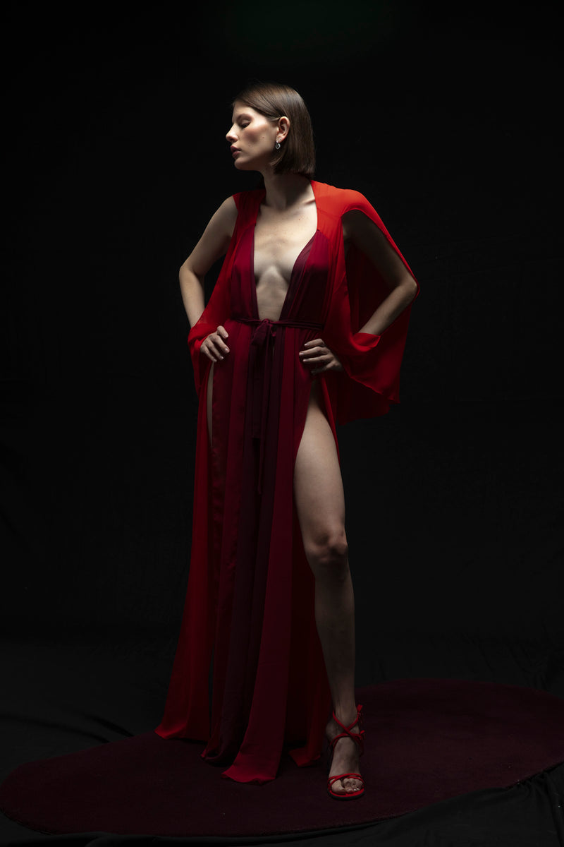 VALENTINA ROBE RED