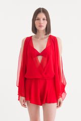 VALENTINA TOP RED