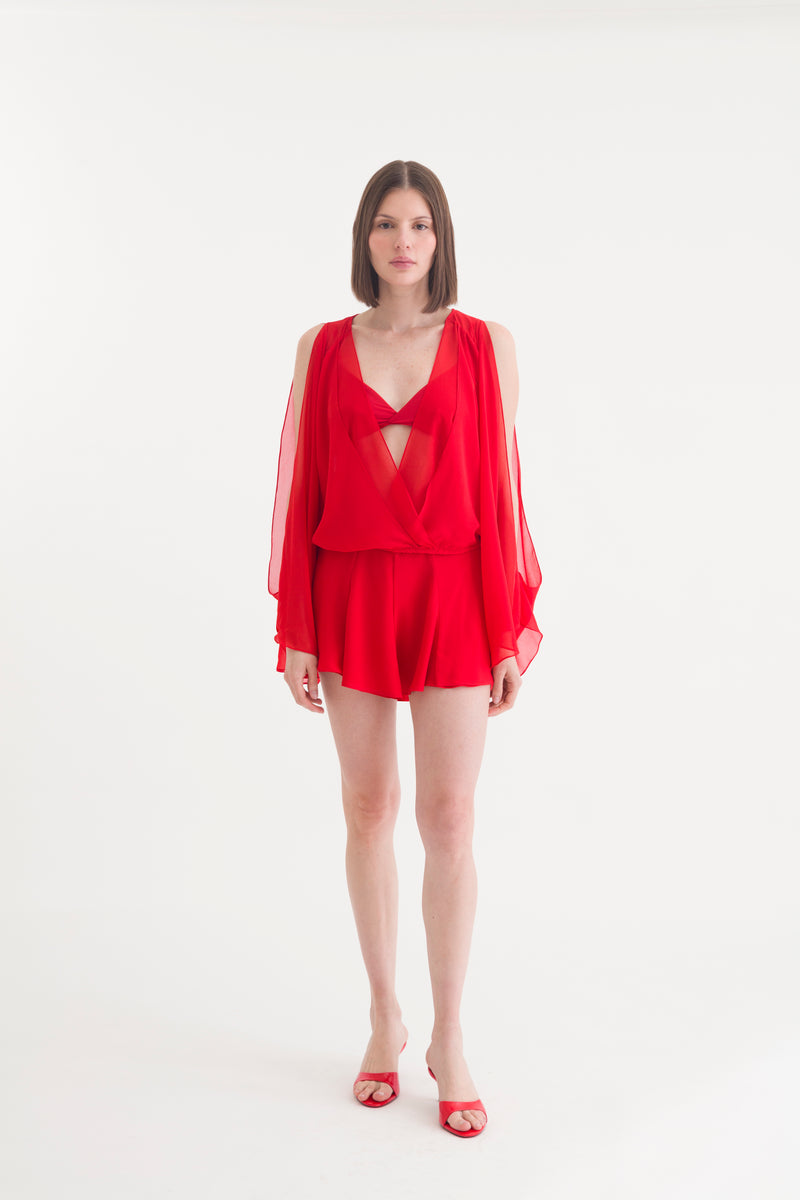 VALENTINA TOP RED