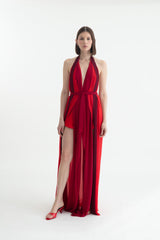 SAM NEGLIGEE TRICOLOR RED