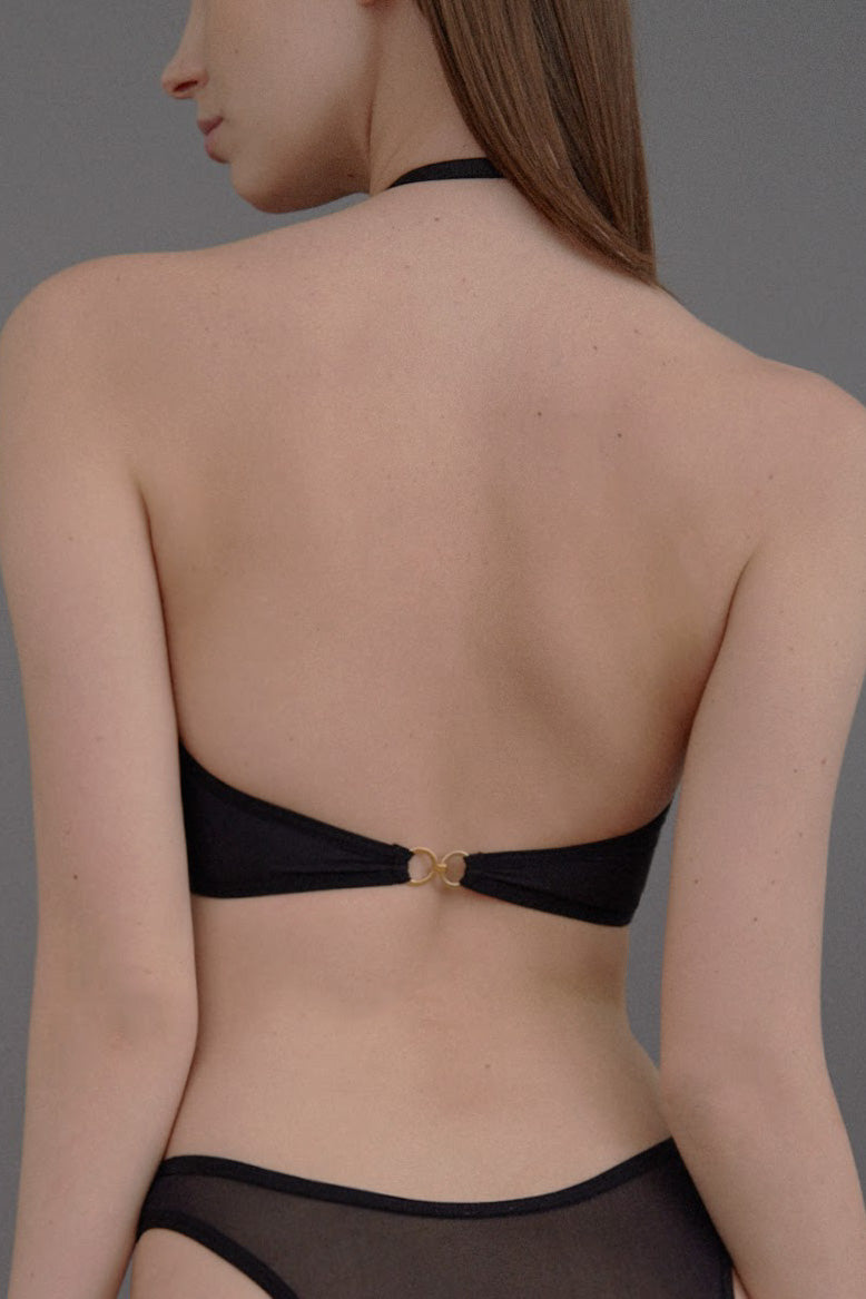 COLETTE HALTER BRA BLACK