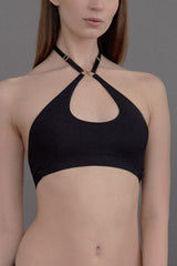 COLETTE HALTER BRA BLACK