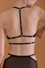 NAOMI TRIANGLE BRA BLACK